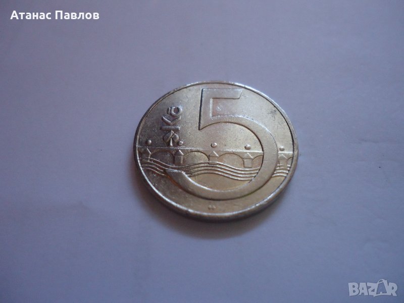 5 КРОНИ 1993 г. ЧЕХИЯ, снимка 1
