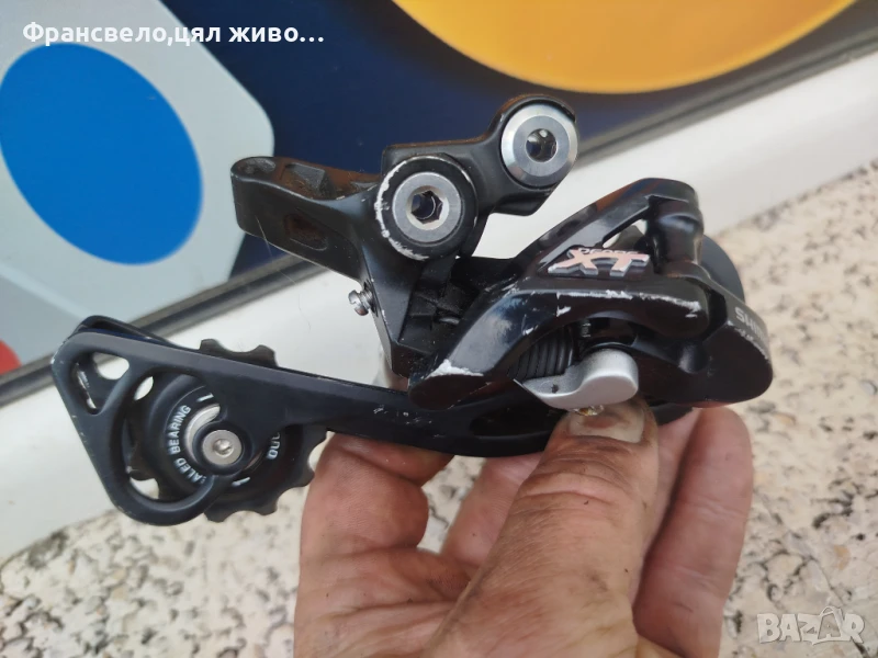 Дерайлъор 10 скорости за велосипед колело Shimano deore xt rd m 781, снимка 1