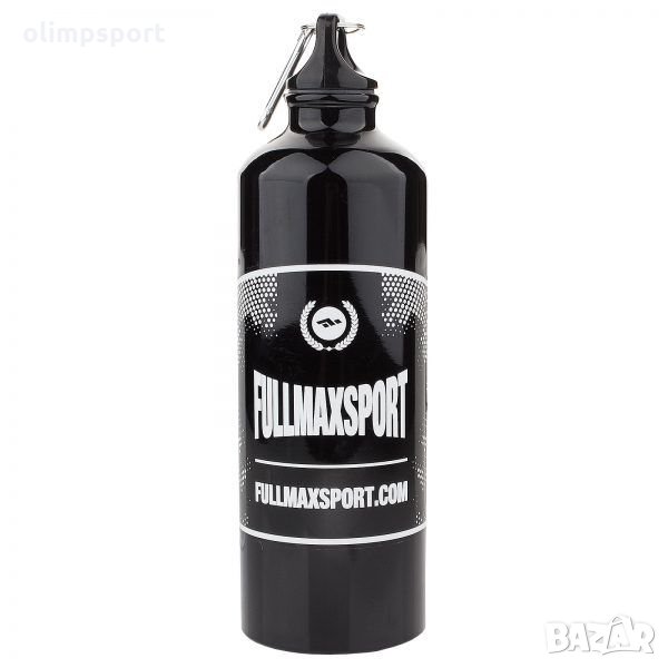 Алуминиева бутилка за вода max  Карабинер за закопчаване Удобна за захващане Винтов капак за лесно п, снимка 1