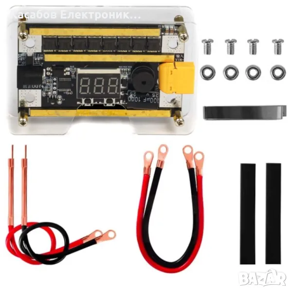 Модул за точково заваряване на батерии, възможност за педално управление + корпус, 2400А, снимка 1