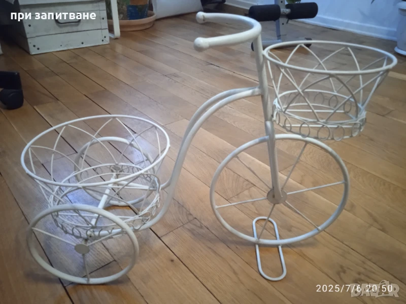 Цветарник колело, 47/36 см., снимка 1