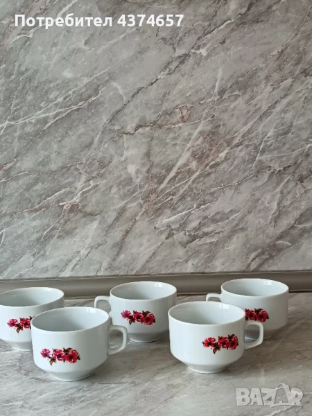 Порцеланови чаши за чай/кафе, снимка 1