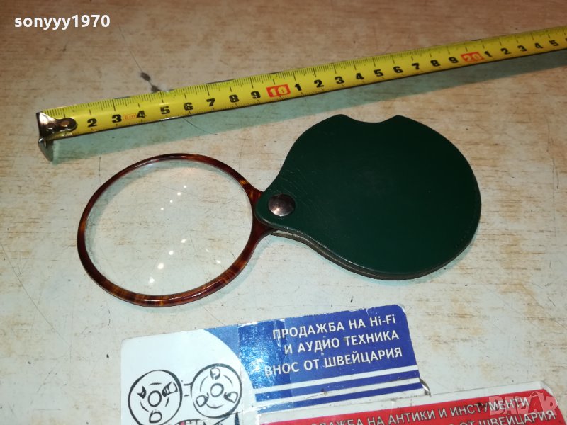 ДЖОБНА ЛУПА С КОЖЕН КЕИС ОТ ФРАНЦИЯ 1012211956, снимка 1