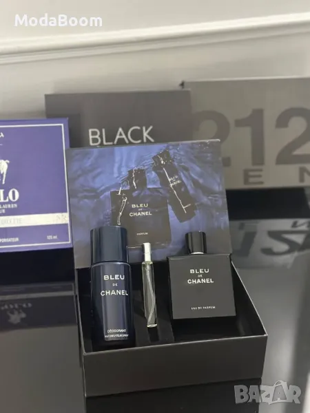 Bleu de Chanel мъжки парфюмен комплект , снимка 1