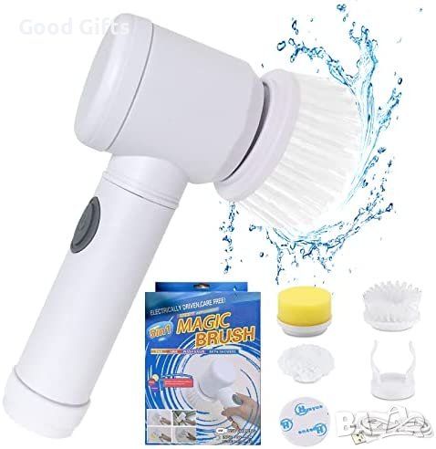 5в1 Мултифункционална Четка за почистване Magic Brush, Безжична, снимка 1