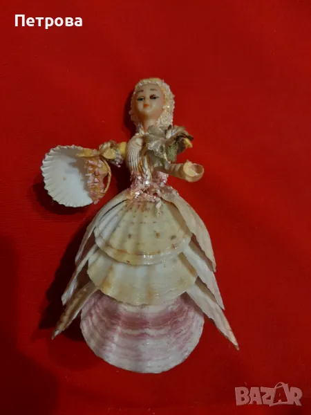 Кукла от истински миди, ръчна изработка , снимка 1