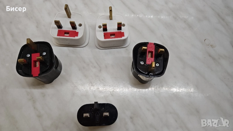 Преходници/адаптери UK/EU стандарт., снимка 1