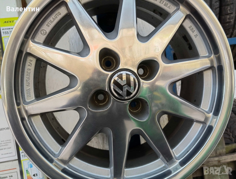 Ретро магнезиеви джанти Фолксваген 15 цола, 4 х 100, БМВ Е30, ЕТ 25, снимка 1