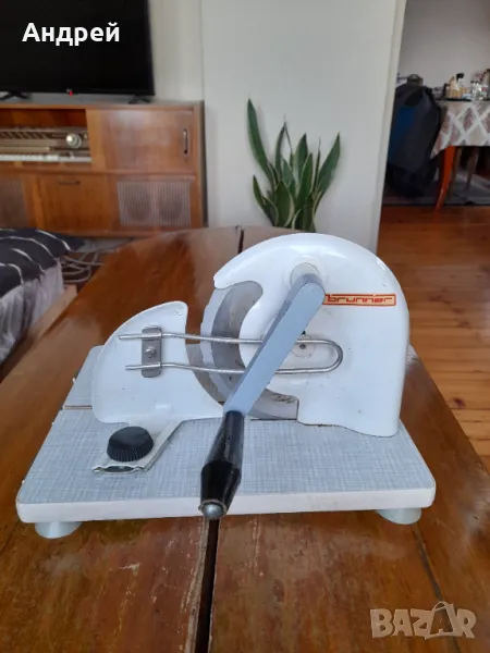 Стар уред за рязане на хляб,колбаси,резачка #2, снимка 1
