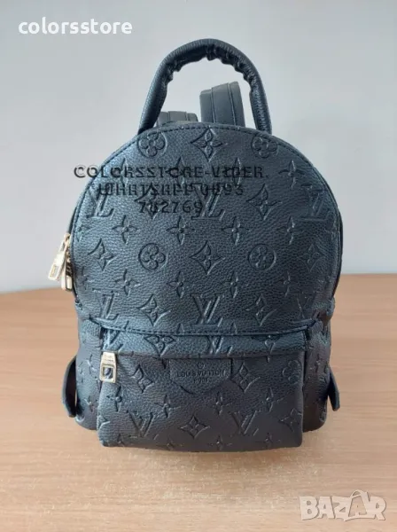 Черна раница  Louis Vuitton-SG82U, снимка 1
