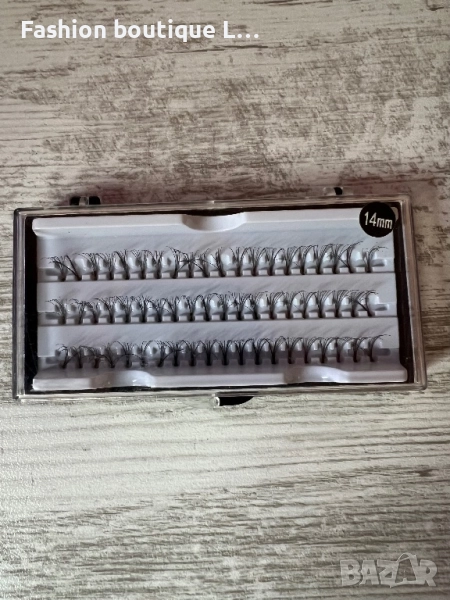 Нови мигли на снопчета 14 милиметра 🖤, снимка 1