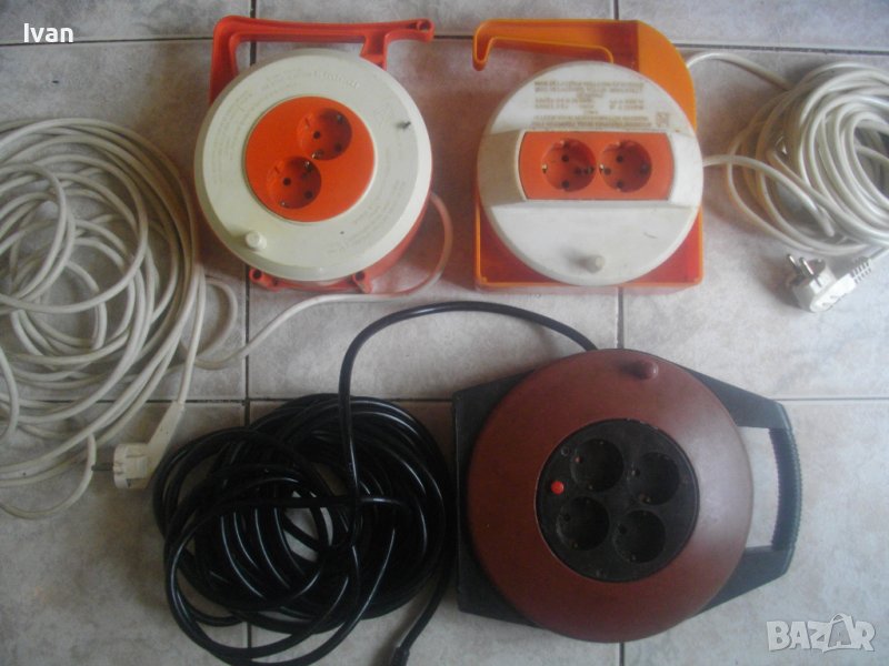 Einhell/MiniMax-10м Немски Удължител/Макара/Разклонител-3500 Вата-10 Ампера Защита-Отличен, снимка 1