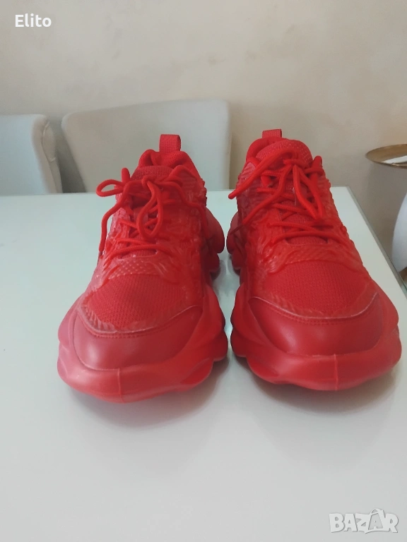 Червени нови маратонки .Стелка 26 см, снимка 1