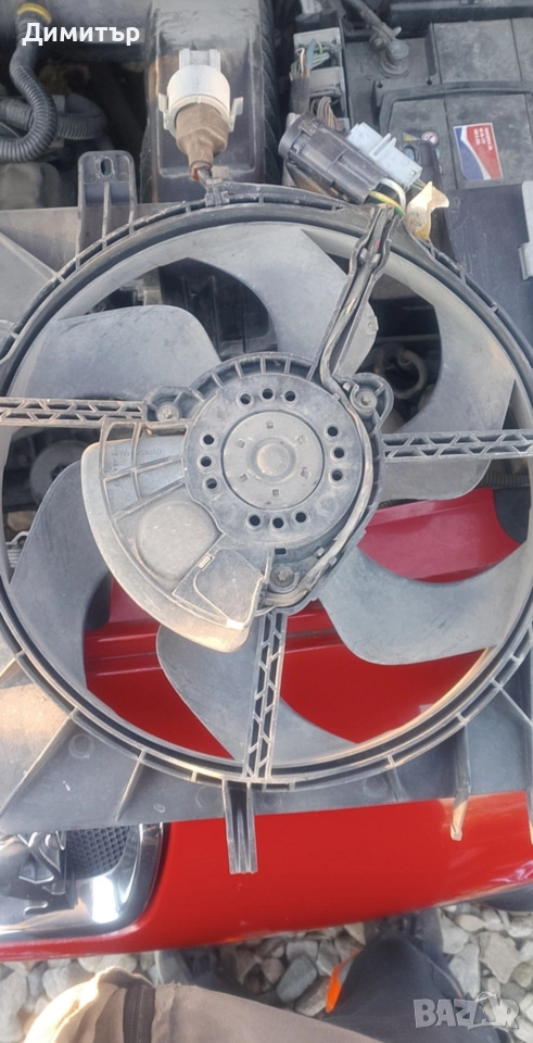 Продавам охладителна перка за Peugeot 1007 2005 год 1.4 бензин , снимка 1