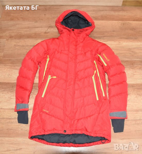 Norrona Narvik Primaloft 750 Down Оригинално дамско пухено яке парка размер S, снимка 1