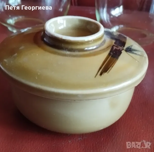 Порцеланова купичка с капак, снимка 1