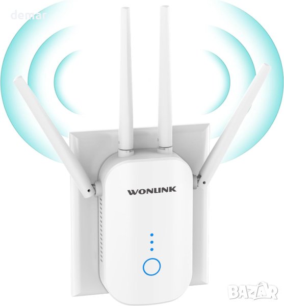 1200Mbps WiFi Extender за дома с 4*антени, Лесна настройка, снимка 1