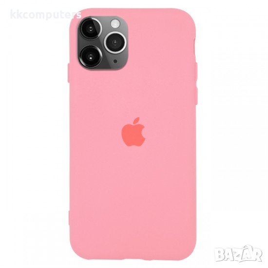 Силиконов кейс Silicone Case 2 за Apple, За iPhone 11 Pro Max (6.5), Розов, снимка 1