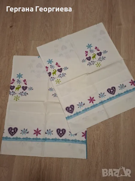 2 бр нови памучни калъфки за възглавтици, снимка 1