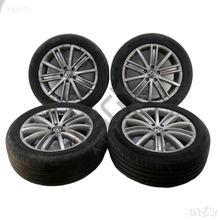Алуминиеви джанти 5x112 с гуми R18 Volkswagen Tiguan I 2007-2015 ID: 155926, снимка 1