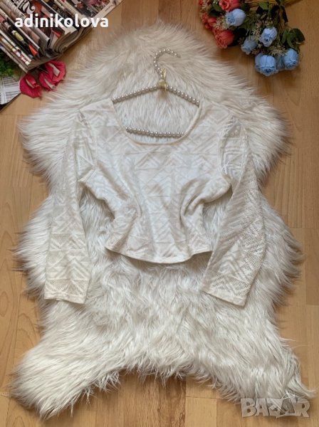 Къса дантелена блуза, снимка 1