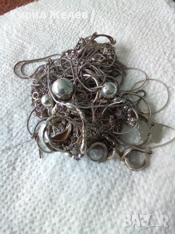 100 грама сребърни накити за поправка за реставрация за части или материал 25707, снимка 8 - Колиета, медальони, синджири - 53052831