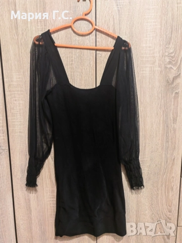 Дамска черна рокля 