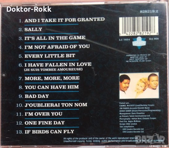 Carmel – Collected (1990, CD), снимка 2 - CD дискове - 38446553