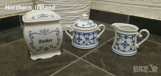 порцеланови солници, буркани син лук, снимка 3 - Антикварни и старинни предмети - 51053611