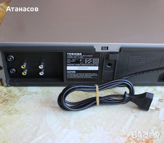 Видеорекордер - Toshiba V-E38 Multi-System, снимка 5 - Плейъри, домашно кино, прожектори - 38367215