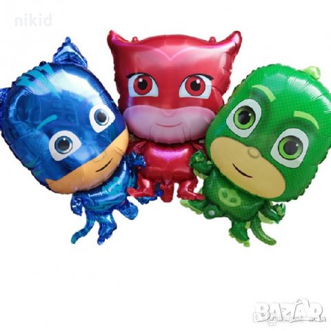 PJMASKS PJ Masks PJ Mask герои голям балон фолио фолиев хелий или въздух парти рожден ден