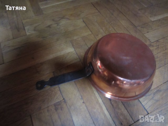  /старинен/съд за вино/декантер; тава за сладко/бакър/ ХАЛБА /МЕСИНГ/, снимка 14 - Сервизи - 37817662