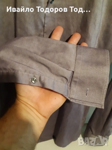 Мъжка бутикова риза с дълъг ръкав Hugo Boss , снимка 3 - Ризи - 51554652