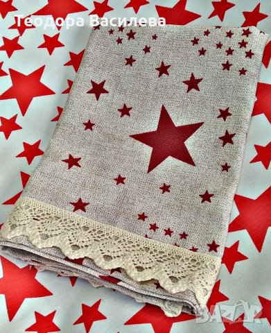 Коледен текстил - салфетки, снимка 3 - Декорация за дома - 34771597