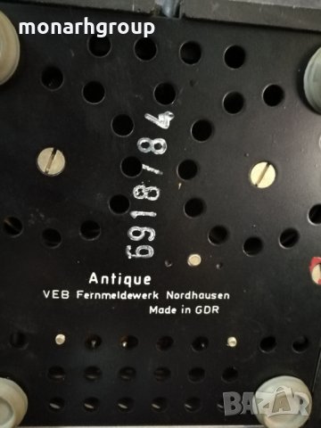 Телефон Antique Fernmeldewerk Nordhausen, снимка 8 - Антикварни и старинни предмети - 26644814