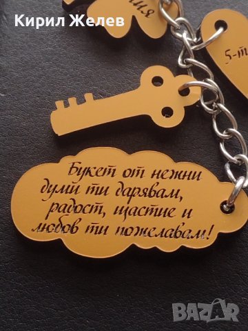 Авторски Арт ключодържател красив стилен дизайн 29147, снимка 4 - Други - 43498621