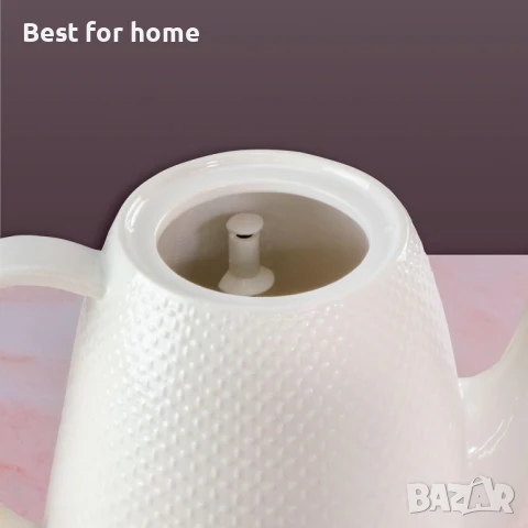 Електрическа кана керамична 1,5 литра с подвижен капак, снимка 5 - Съдове за готвене - 51032561