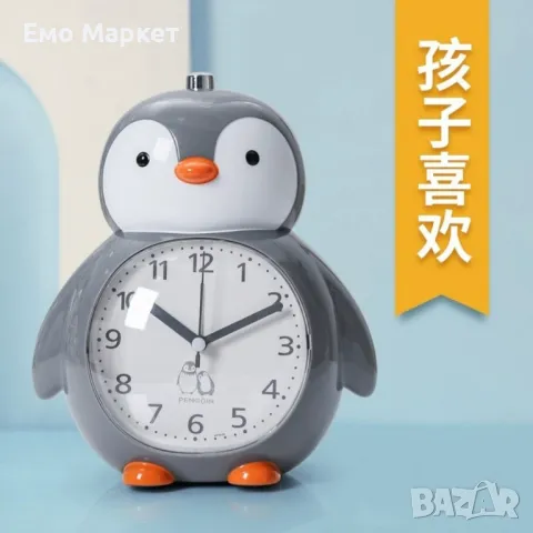 Детски часовник, нощна лампа Пингвин 14cm*18cm*10cm, снимка 4 - Други стоки за дома - 49518319