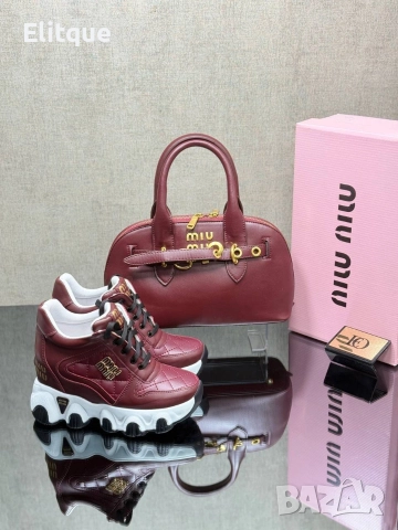 дамски маратонки на платформа miu miu Tommy Hilfiger Gucci , снимка 12 - Маратонки - 52612319