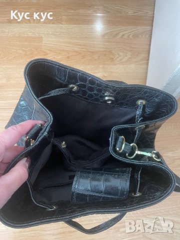 Дамска чанта естествена кожа., снимка 4 - Чанти - 43983788