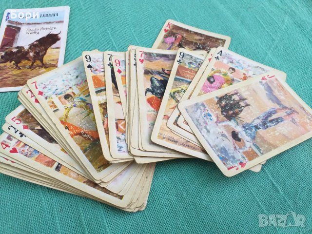 BARAJA TAURINA 1964г Карти за игра, снимка 3 - Карти за игра - 33421242
