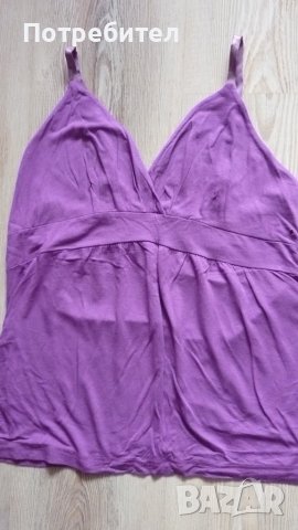 Дамски памучен топ S-М, снимка 1