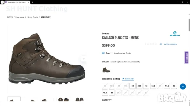 SCARPA KAILASH PRO GORE-TEX Leather Boots размер EUR 38 / UK 5 дамски водонепромокаеми - 714, снимка 2 - Дамски боти - 46635875