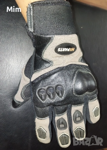  Резервирани HIPARTS XL Черни моторджийски ръкавици , снимка 2 - Ръкавици - 52245039