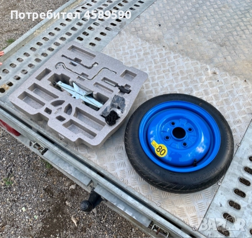 ПАТЕРИЦА 13цола 4x114.3 + АВАРИЕН КОМПЛЕКТ-Daewoo/Chevrolet Matiz/Spark, снимка 3 - Гуми и джанти - 51804522