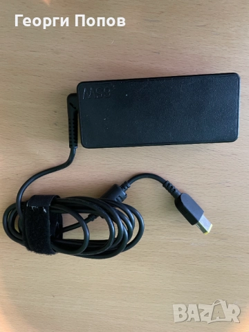 Lenovo 65W AC Adapter, Жълта букса, Оригинално зарядно за лаптоп, снимка 3 - Кабели и адаптери - 51486211