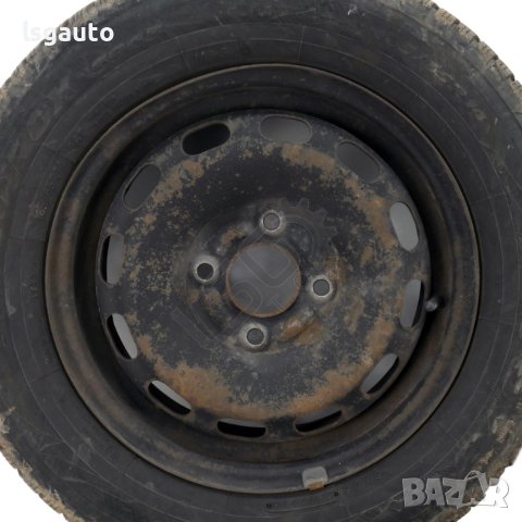 Стоманени джанти 4x108 с гуми R14 Mazda 2 I (DY) 2003-2007 ID: 120483, снимка 5 - Части - 44100438