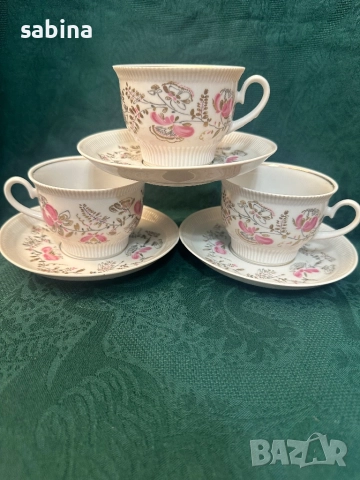 Редки чаши за чай на ЛФЗ Ломоносов, СССР, снимка 2 - Чаши - 52960121