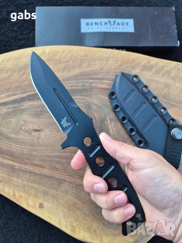 Фиксиран нож Benchmade Adamas с тактическа кания 375BK, снимка 8 - Ножове - 52117315