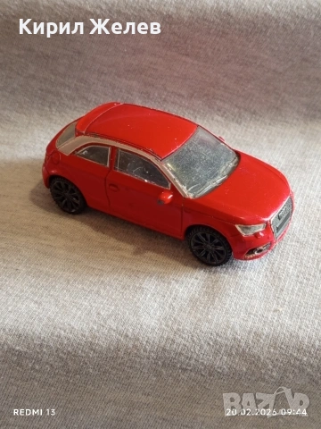 Метална количка Audi A1 Made in China за КОЛЕКЦИЯ ДЕКОРАЦИЯ 31149, снимка 3 - Колекции - 53557441